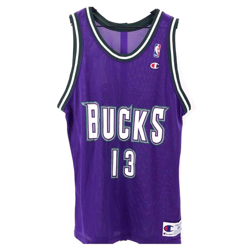 Milwaukee Bucks NBA basketball Glenn Robinson 13 jersey 90s 1990s vintage